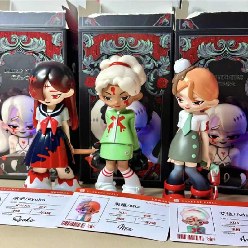 

Kawaii Genuine Yandere Girl Remove The Label Series V1 V2 Blind Box Anime Girls Guess Bag Toys Collection Trendy Surprise Gift