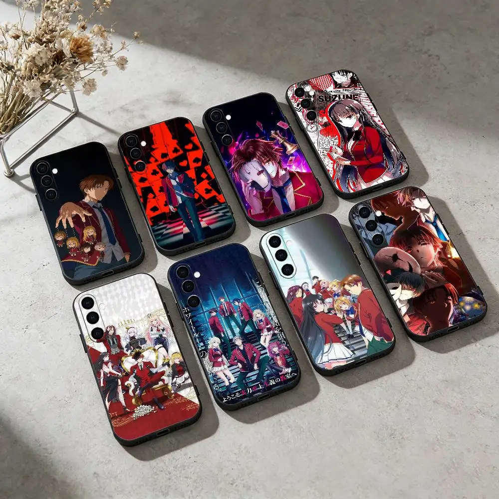 

C-Classroom of the Elite Anime Phone Case For Samsung GalaxyA13,21s,22,31,32,52,53,71,72,73,Soft Black Cover