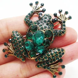 DIY Frog Shape Cloth Decoration Trendy Female Collar Pin Novelty Alloy Boutonniere Mens Wedding Brooches Accessory