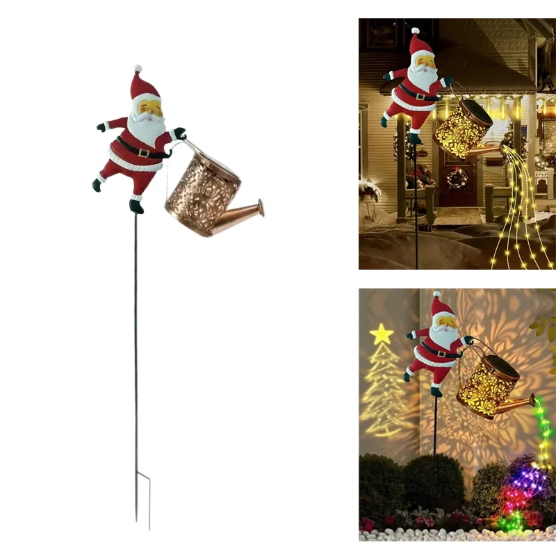 

Солнечные фонари для чайника, садовый газон, рождественские декоративные фонари, наземная лампа для чайника, солнечные ночные огни, уличное украшение для сада