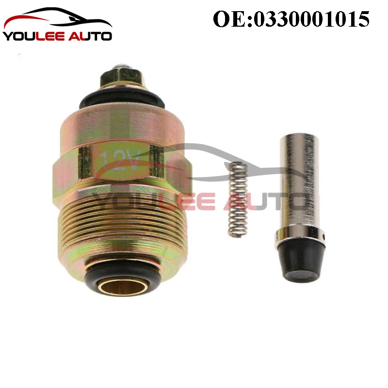 

0330001015 12V 24V Fuel Shut Off Solenoid Valve For Cummin Dodge VE 5.9L 1988-1993 Car Accessories