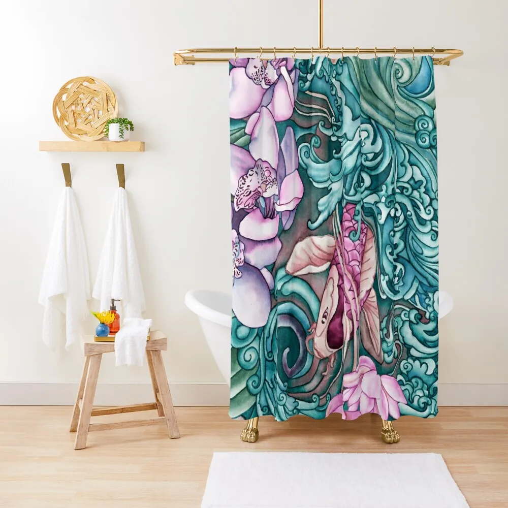

Splash! Shower Curtain Luxury Bathroom Shower Decor Set For And Curtain