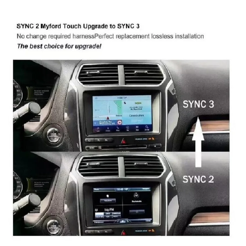 Suitable for Ford Lincoln Sync3 Sync2 to Sync3 factory upgrade kit APIM module antenna carpet GPS navigation 8G no map