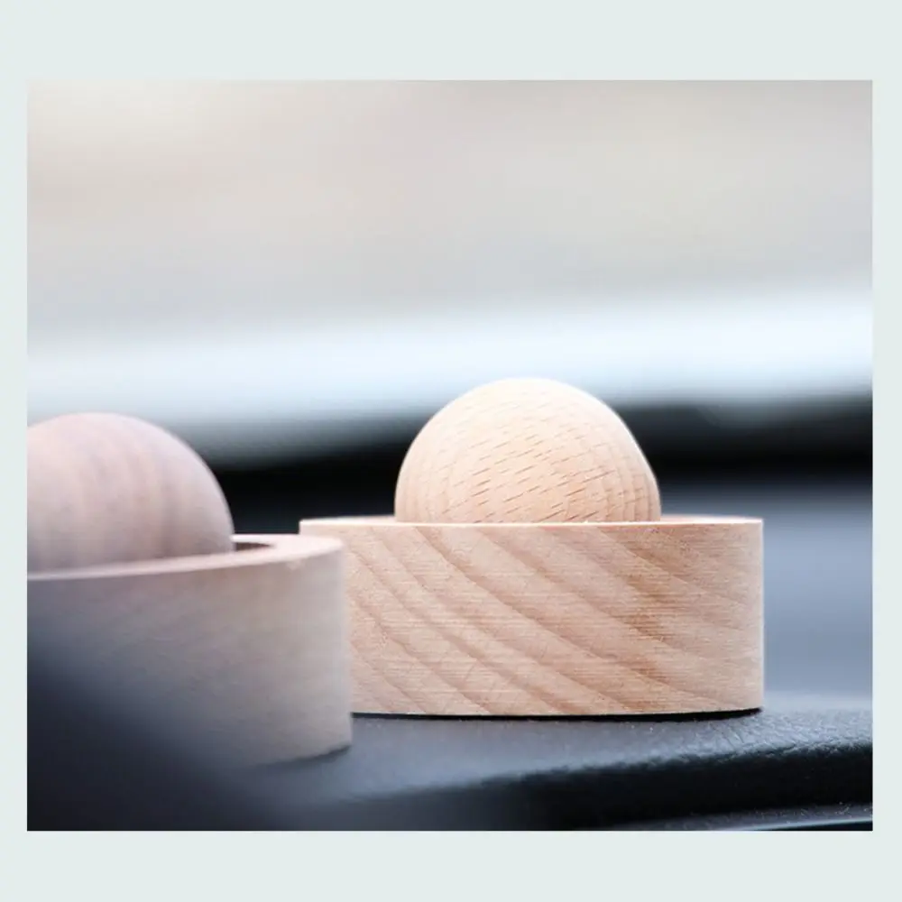 Spherical Essential Oil Diffuser Expanded Wooden Fragrant Wood Long-lasting Aromatherapy Inhaler Home Bedroom Ornaments