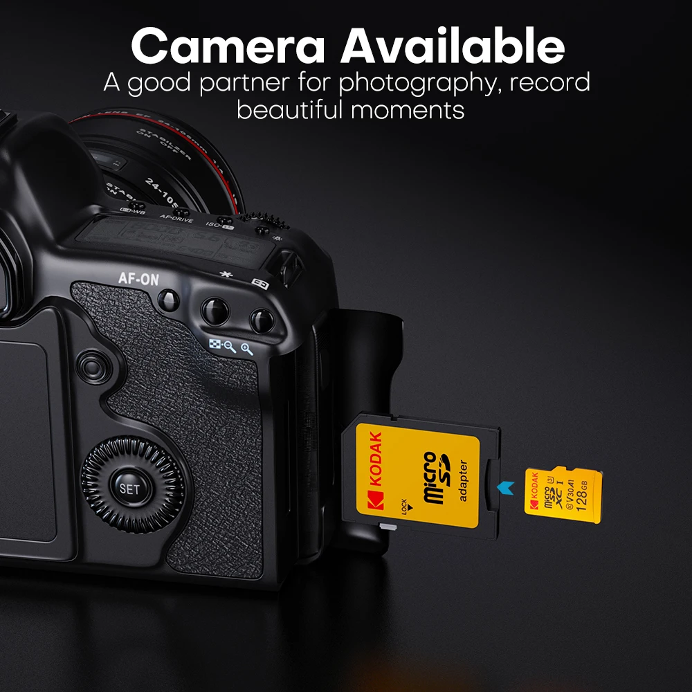 Kodak 100% Original Micro SD Card 32GB Class 10 Memory Card 64GB Flash Card 128GB V30 U3 Flash Memory Card for Driving Recorder