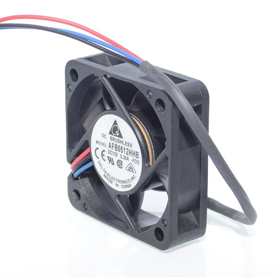 New 5015 50mm 12V 0.20A High Speed Server Cooling Fan AFB0512HHB-FOO For DELTA 50*50*15mm