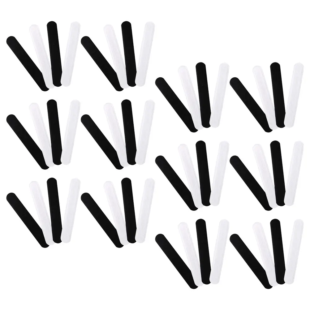 

60pcs Hat Brim Absorbing Strips Non-Woven Fabric Sweat Liners for Caps Odor Removal Portable Sweat Protectors Daily Use Small