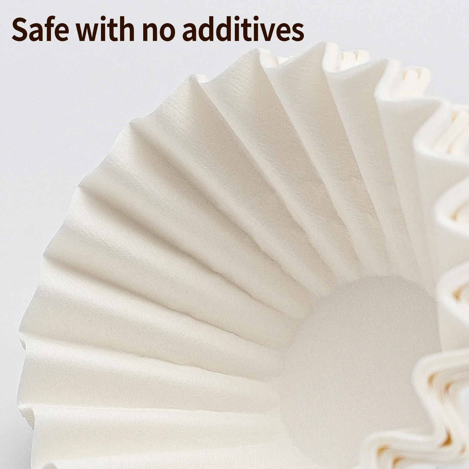 OANKR 50pcs Basket Coffee Filters for 2-4 Cup Coffee Makers,Pour Over Coffee Filter Papers 50 Sheets,Fits Wave Coffee Dripper
