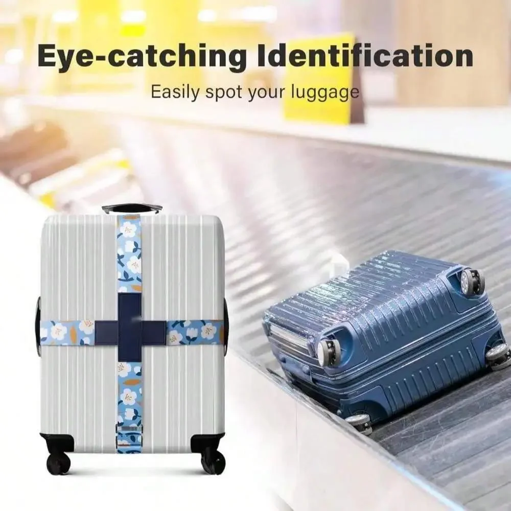 حزام أمتعة متين قابل للتعديل - حزام مطاطي للمطار والمحطة وحقائب السفر القصيرة #2