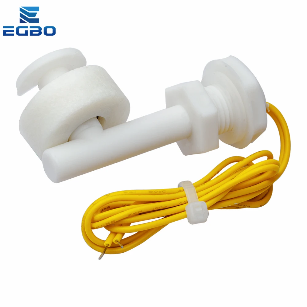 EGBO-miniinterruptor de flotador de ángulo recto, Sensor de nivel de agua líquida, CC de 220V, 1 a 10 piezas