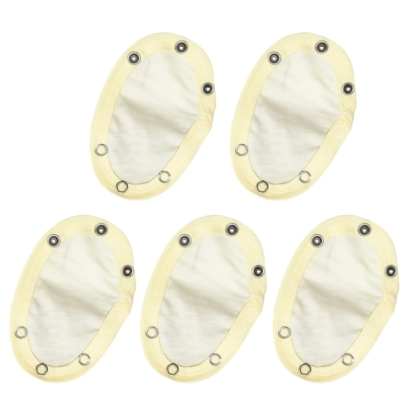 Infant Jumpsuit Lengthen Extenders 5Pcs Baby Romper Button Diaper Reusable Toddler Jumpsuit Extender Diaper Sheet