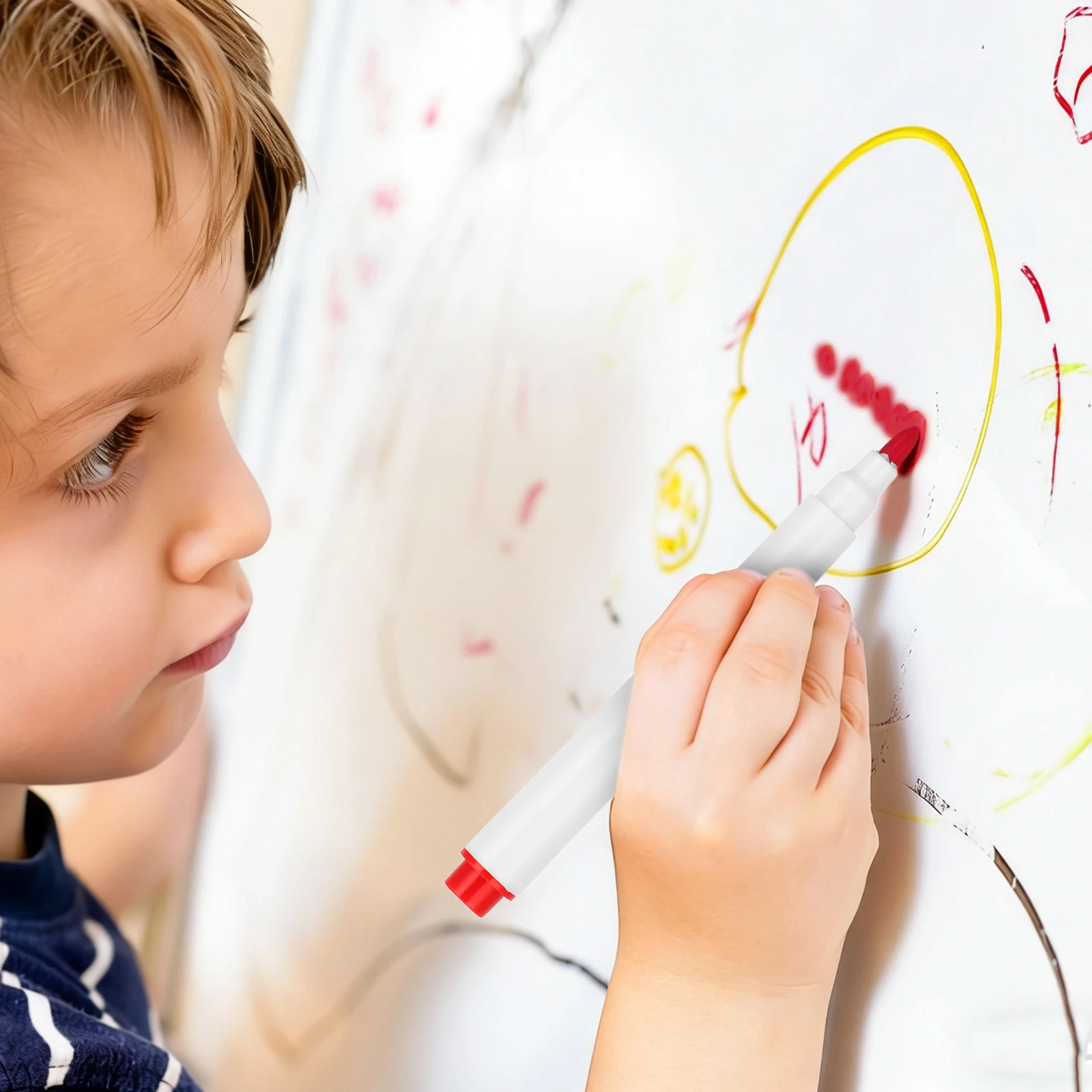 

12Pcs Erasable Liquid Pens Luminous LED Board Markers for Drawing on Acrylic Surfaces Vivid Colors Quick Dry Art Kit