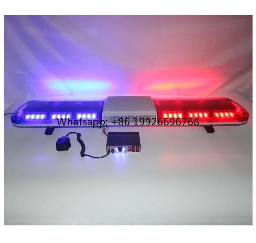 High Bright 3 Watt 47 Inch Led Light bar with Speaker Horn and Siren Emergency Vehicle Ambulance Light bar Car  Lightbar