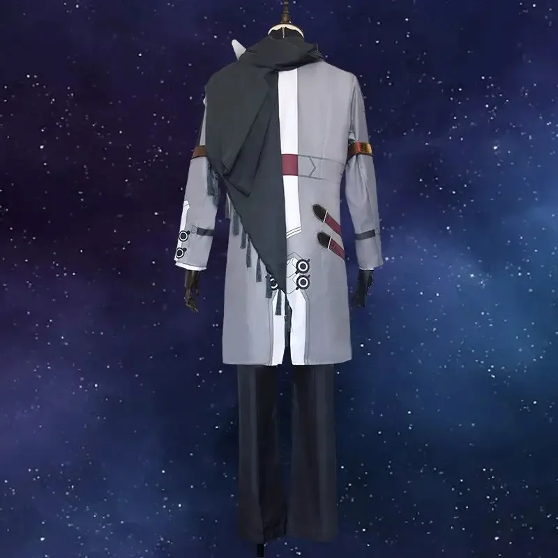 Welt Косплей Star Rail Honkai Game Костюм HSR Аниме Название мира Welt Ян Парик Волосы Обувь Партия Косплей Костюм