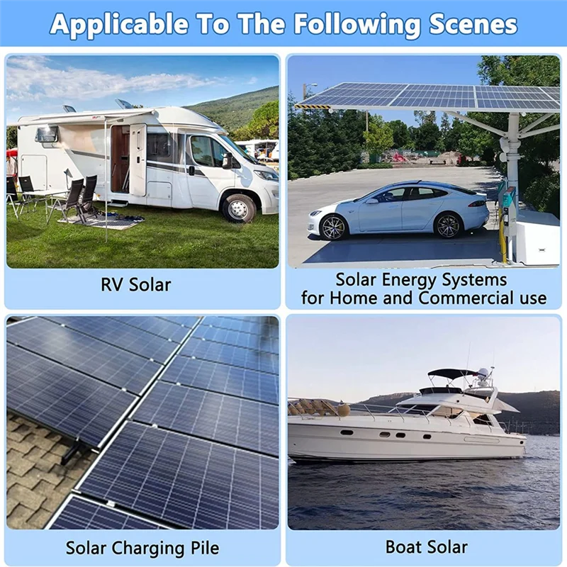 64A Solar Disconnect Switch, IP66 Solar Combiner Box with Solar Panel Disconnect Switch for Solar Power System, Panels