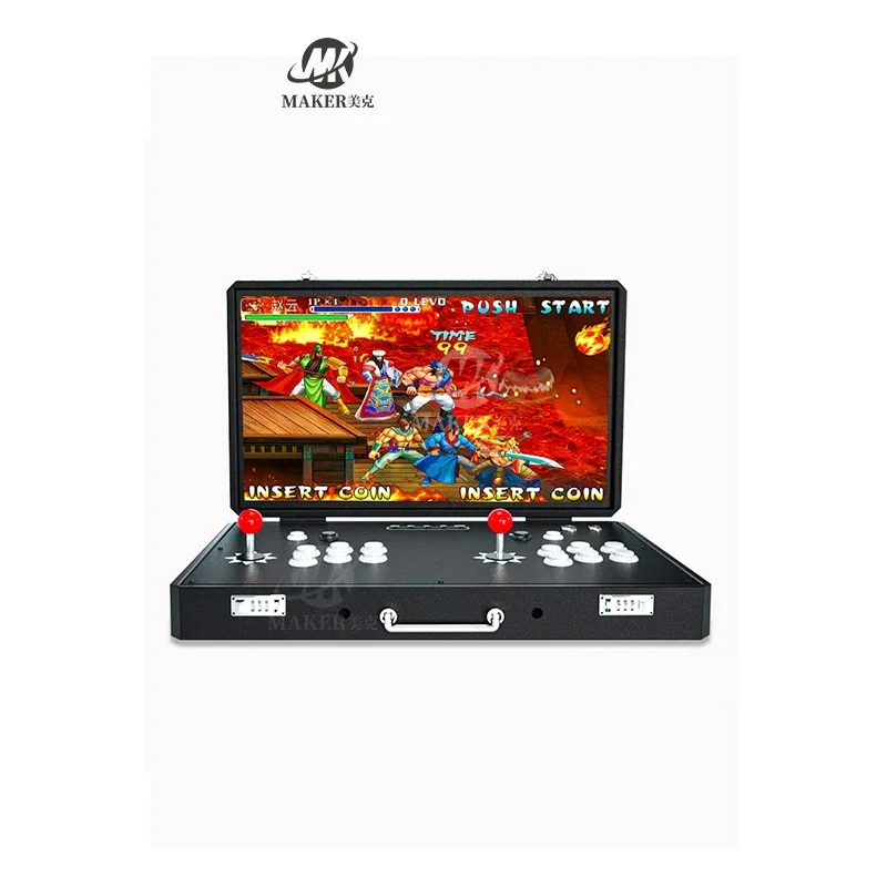 19 inch 2 players game retro box home arcade game console multi fighting game machine