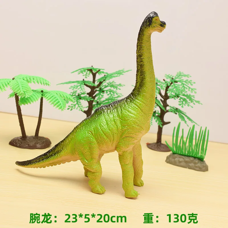 Simulatie Dinosaurus Jurassic Zachte Rubberen Katoenen Gevulde Realistische Tyrannosaurus Rex Triceratops Dinosaurusmodel