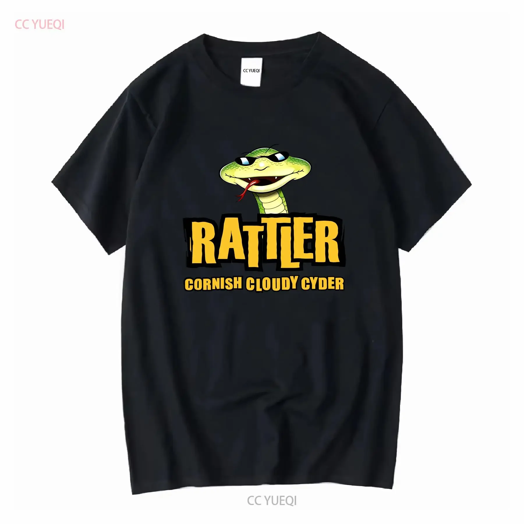 Camiseta Cider Lover Rattler Cloudy, cómoda, de manga larga o corta, estilo vintage, ligeramente versátil, para uso diario