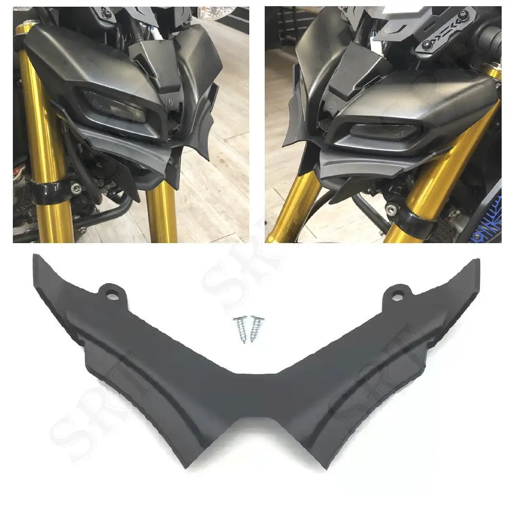 

For Yamaha Motorcycle Front Fairing Guard Wind Wing Aerodynamic Winglet Decorative plate MT15 MT-15 2018 2019 2020 2021