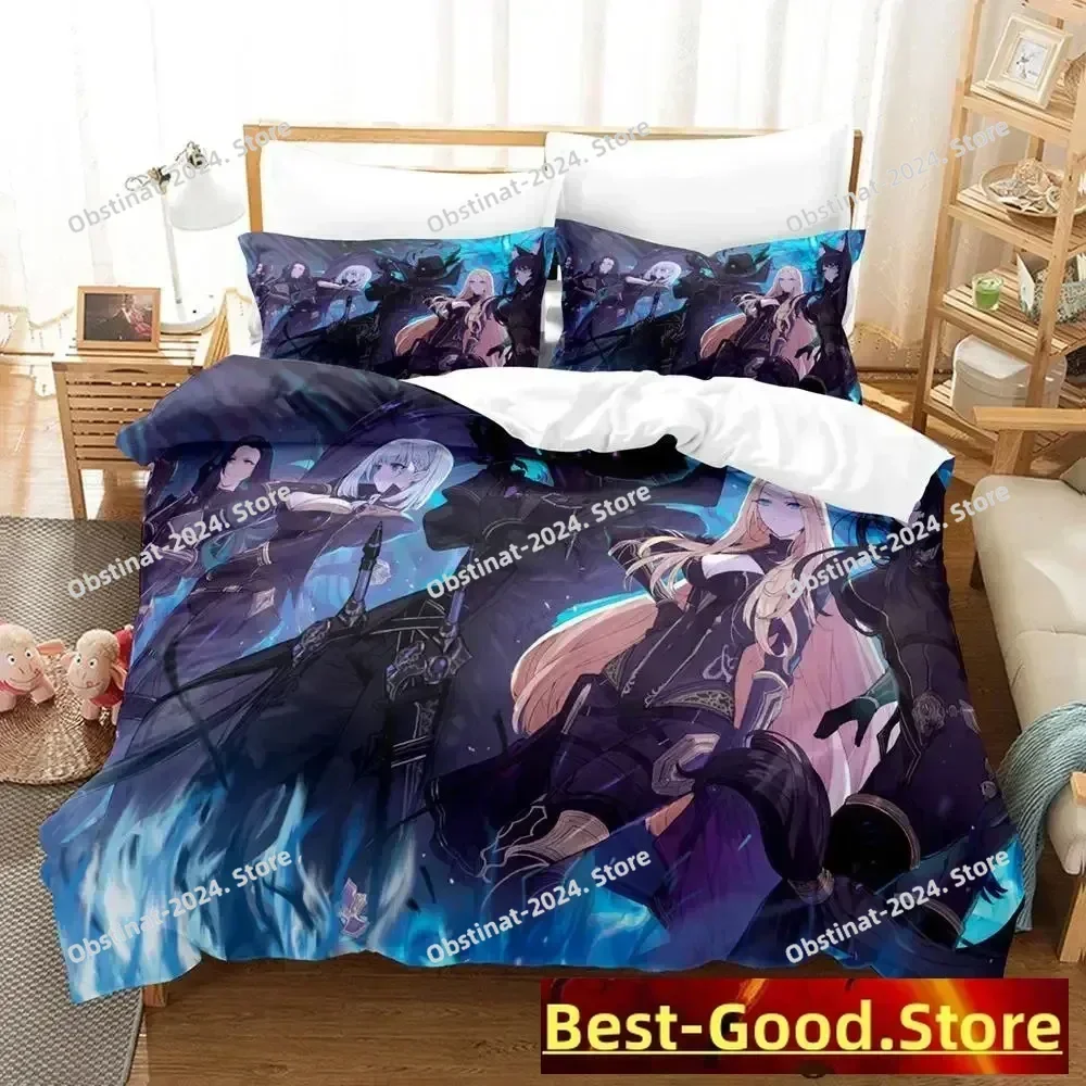 The Eminence in Shadow 3D Printing Comforter Bedding Set,Duvet Cover Bed Set Quilt Cover Pillowcase,King Queen Size Bedding Set