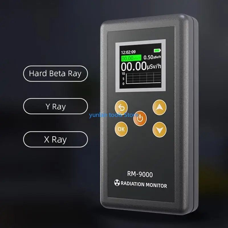 50 رطل دقة عالية Counter Counter Conviation Congect Monitor Display LCD Display 0.00 ～ 100μSV/H لمصنع المختبر