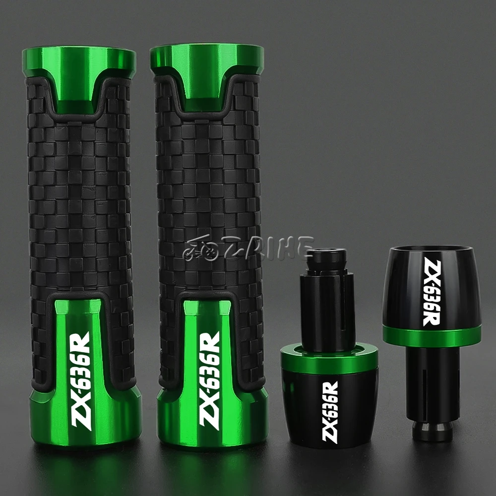 

For Kawasaki ZX636R ZX 636 R 636R 2000 2001 2002 2003 2004 2005 Motorcycle Handlebar Grips Ends Plug Slider Caps Accessories