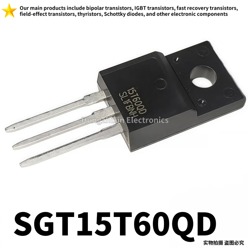 10PCS 15T60QD TO-220F SGT15T60QD1F 15T60D 15A 600V Inverter transistor IGBT