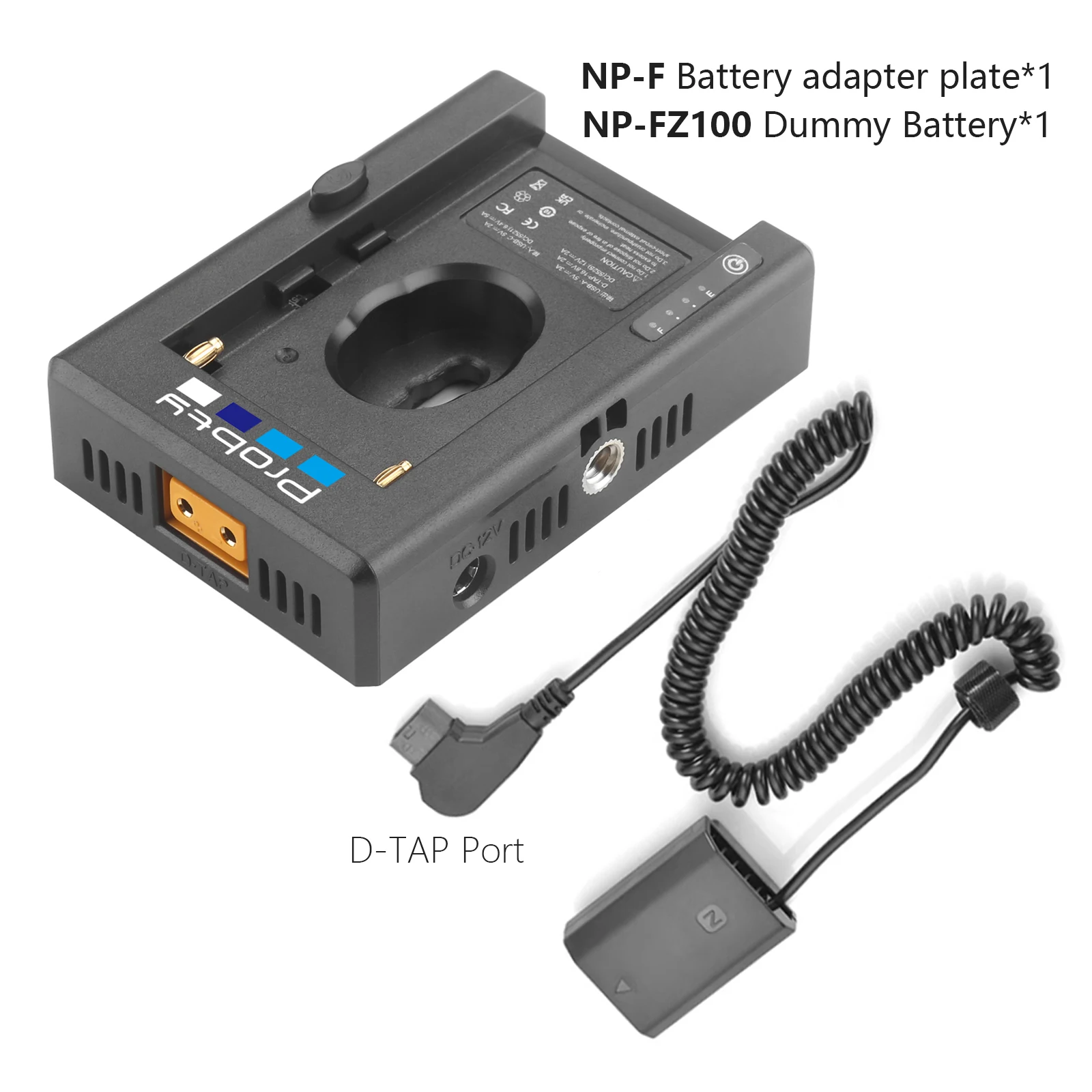 Gonine NP-FZ100 A7III A7IV Dummy Akku Adapter Kit für Sony A7 III, A7