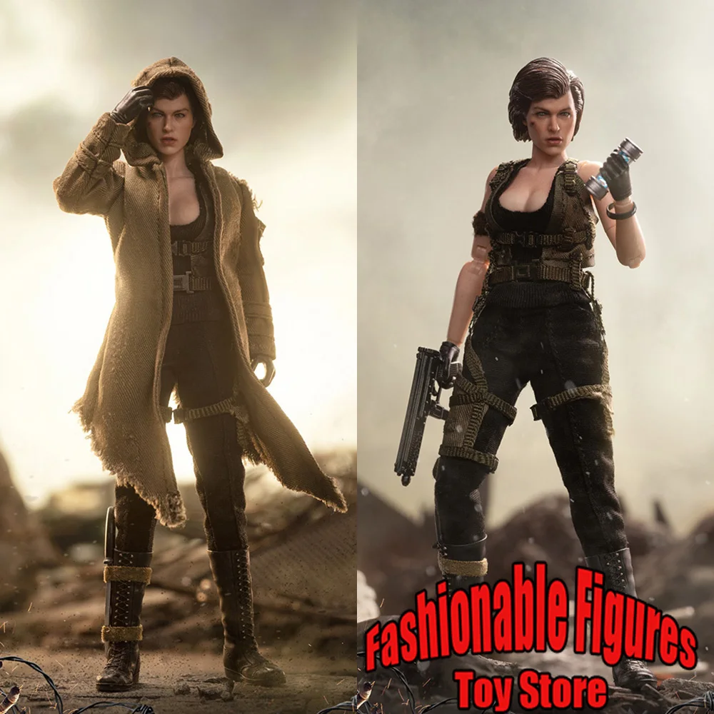 

BROTOYS LR003 LR004 1/12 Women Soldier Milla Jovovich Fighting Girl Game Dolls Alice 6'' Action Figure Model Fans Toys Gift