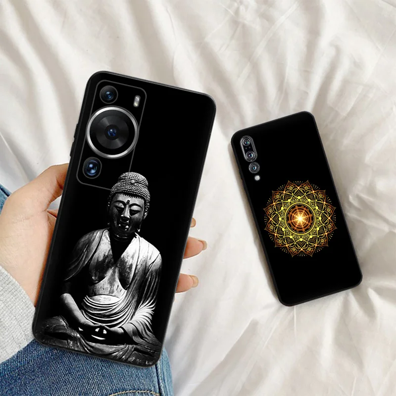 Phone Case For Motorola G200 One Fusion G30 G31 Huawei P20 P30 P40 Lite P-Smart Z iphone6 Buddha Yoga Matte Soft Cover