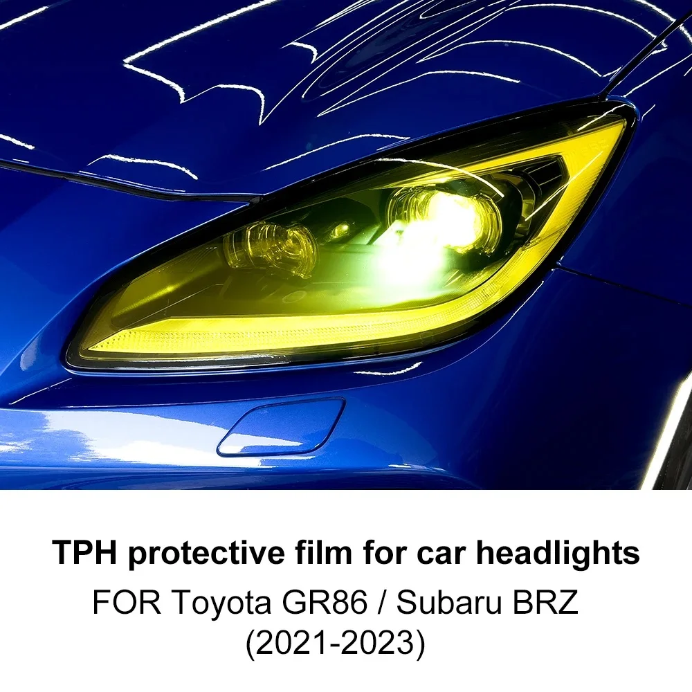 スバル BRZ ZD8 2021-2026 ヘッドライト保護フィルム TPU