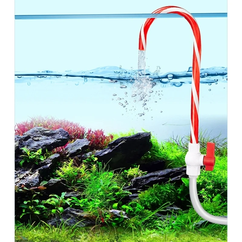 Aquariums Water Transfers Hose with Ergonomic Safe Materials for Precise Level Control