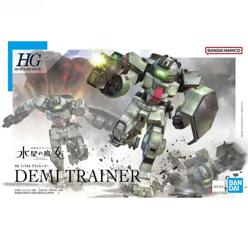 

BANDAI Gundam оригинальная коробка в сборе, игрушка HG1/144 TWFM 09 MSJ-121 Academy Training Machine, аниме, периферийные устройства, коллекция подарков