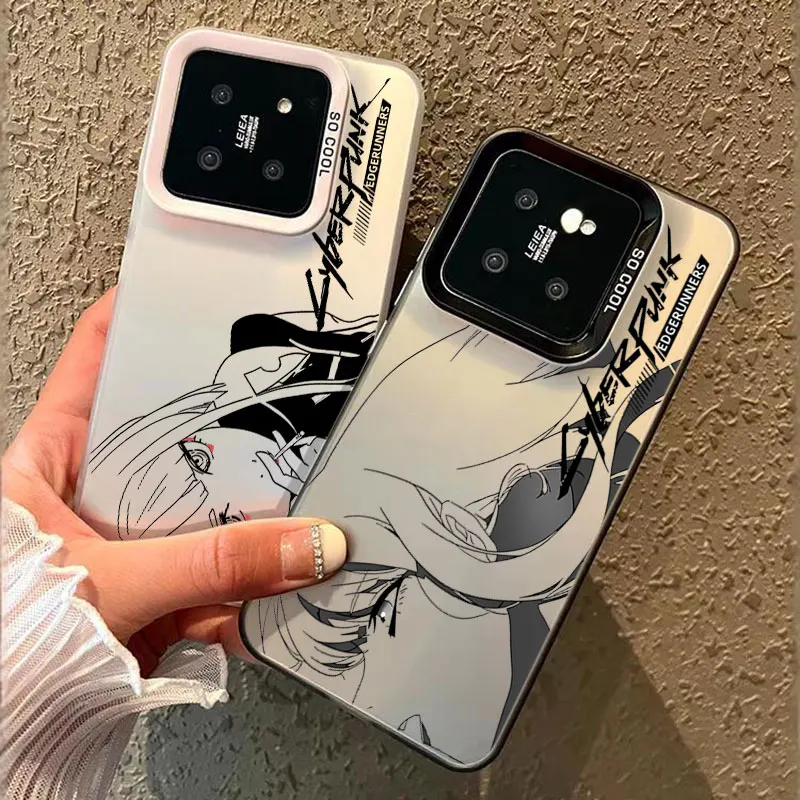 Funda a prueba de golpes para Motorola Moto G84 5G G64 G55 G54 G45 G34 G24 G23 G22 G14 G04 E22i E14 G30 Edgerunners C-Cyberpunks
