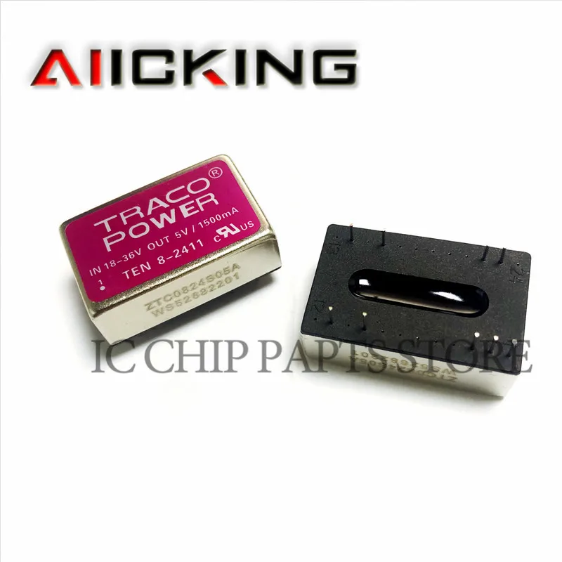 TEN8-2411 5PCS 8 W ตัวแปลง DC-DC Converter TEN8แปลงโมดูลใหม่ต้นฉบับสต็อก