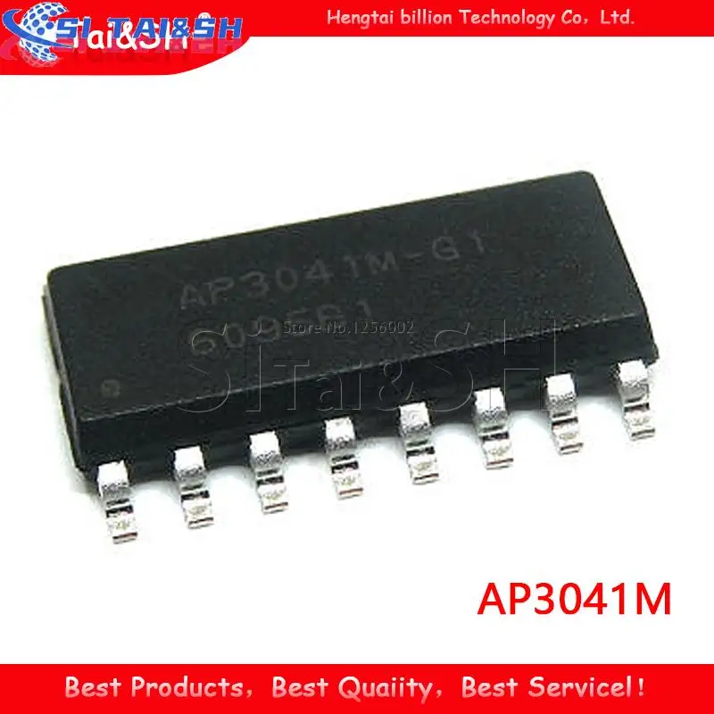 5PCS AP3041M-G1 AP3041MTR-G1 SOP-16용 검정색 플라스틱 보호 케이스