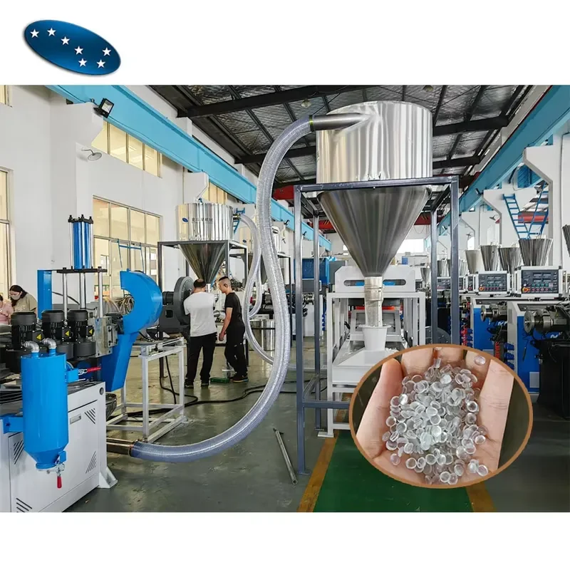 2026 CE Plastic Granules Production Line PVC Pelletizing Machine Hot Cutting Twin Screw Extruders for Motor Engine
