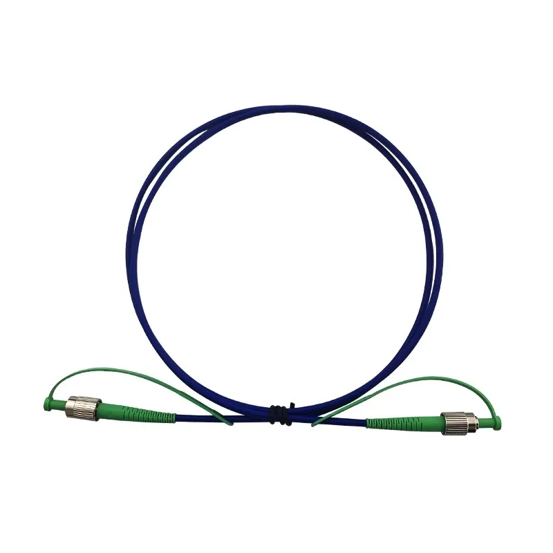 980 nm PANDA Polarization-Maintaining Patch Cable Ø3 mm Blue PVC Furcation Tubing FC/APC Slow Axis