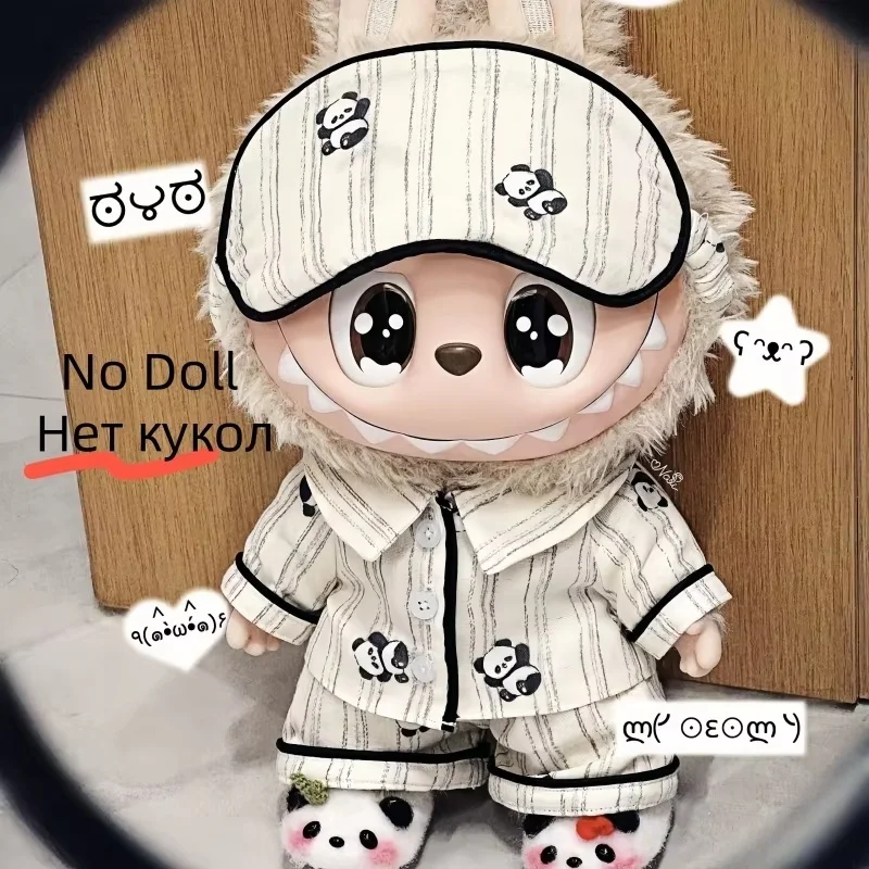 

Новинка 38 см для одежды Zimomo, пижамы с пандой, повседневный стиль, модные и креативные аксессуары для кукол, без куклы