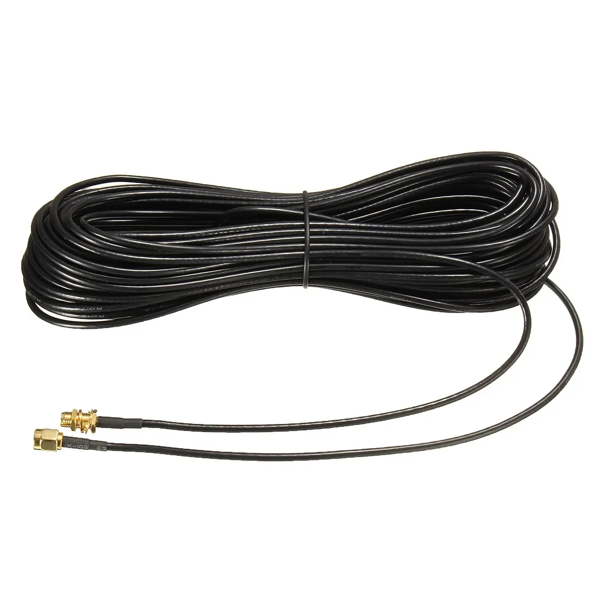 20m WiFi Router Extension Cable SMA Male to Female Coaxial Antenna Aerial Copper Plated Gold Cable Extension Cables