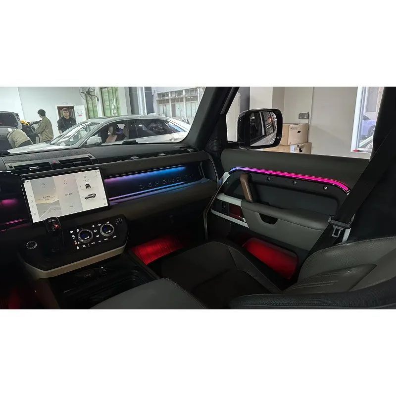 64 Color RGB Dynamic Atmosphere Light Kit 2020-2025 Car Interior Trim Modification Decor Accessories