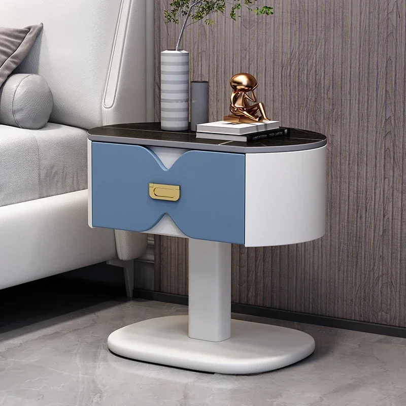 Cabinet Storage Multifunctional Bedside Table Comfortable Bedroom Unique Cheap Night Room Multifunction Nordic Cute Furniture