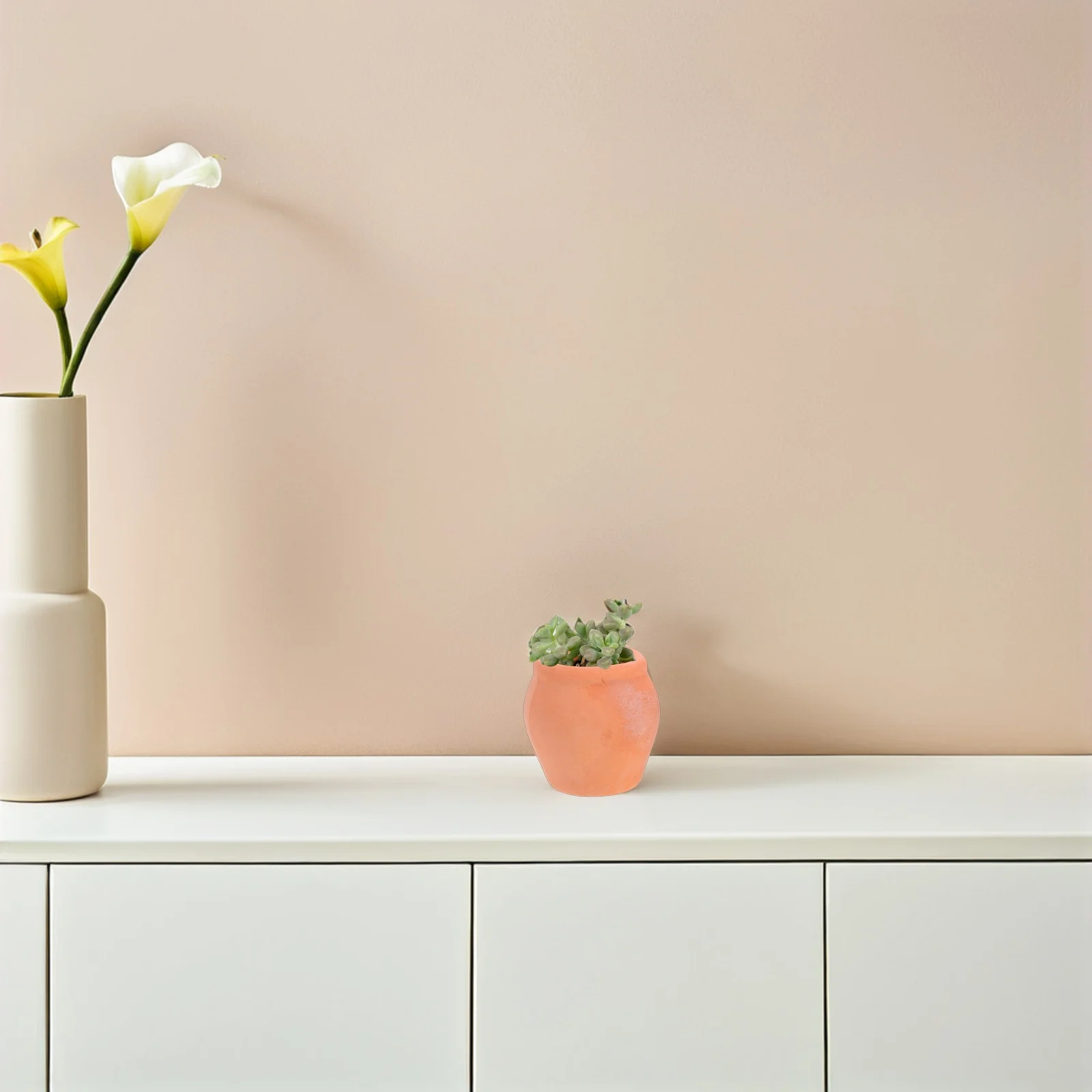 

6 шт. мини терракотовые кашпо глиняные горшки для маленьких растений домашний садовый декор настольное украшение для офиса DIY ремесленные проекты