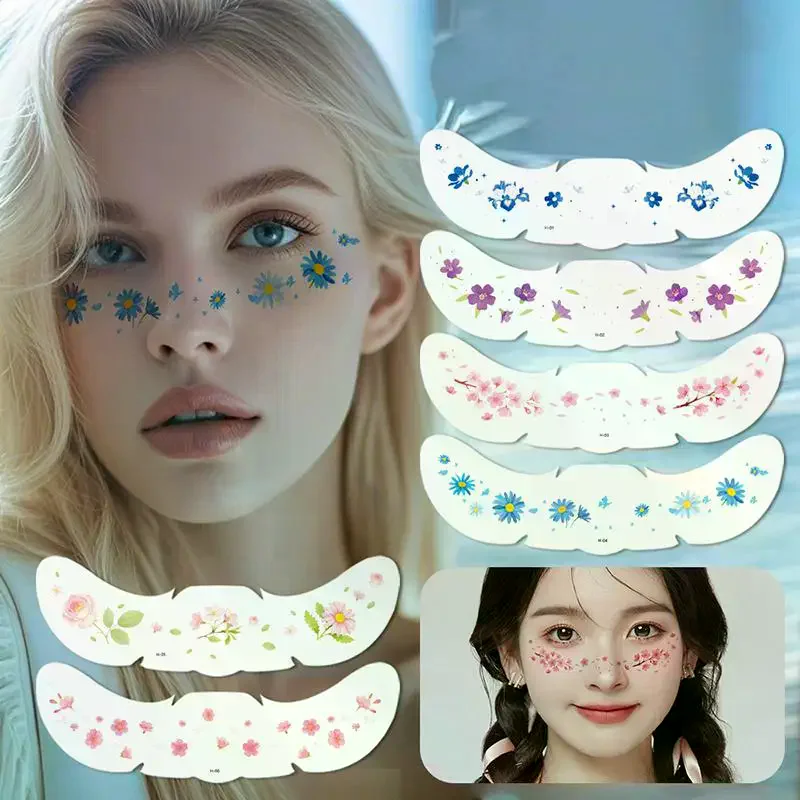 6Pcs New Glitter Butterfly Waterproof Scrapbook Stickers High-end Refrigerator Magnets Fashionable Sticker