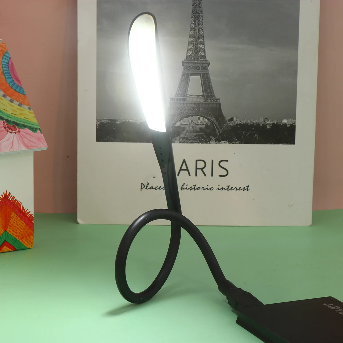 Portable USB Flexible Stick Mini Night Light Touch Lamp for Laptop Desk Dimming Book Light PVC Durable Practical