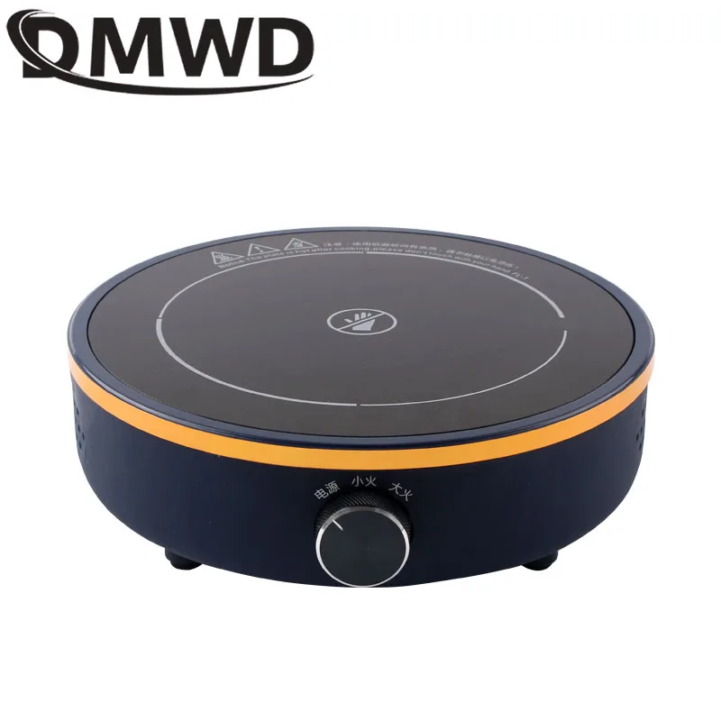 DMWD Mini Electric Stove Hot Plate Cooking Plate Multifunction Coffee Milk Tea Heater Home Appliance Hot Plates For Kitchen 220V