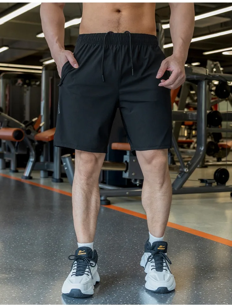Mens Shorts Light Weight Thin Elasticity Pants Running Squat Fitness Training GYM Quick-drying Drawstring Shorts Sweatpants