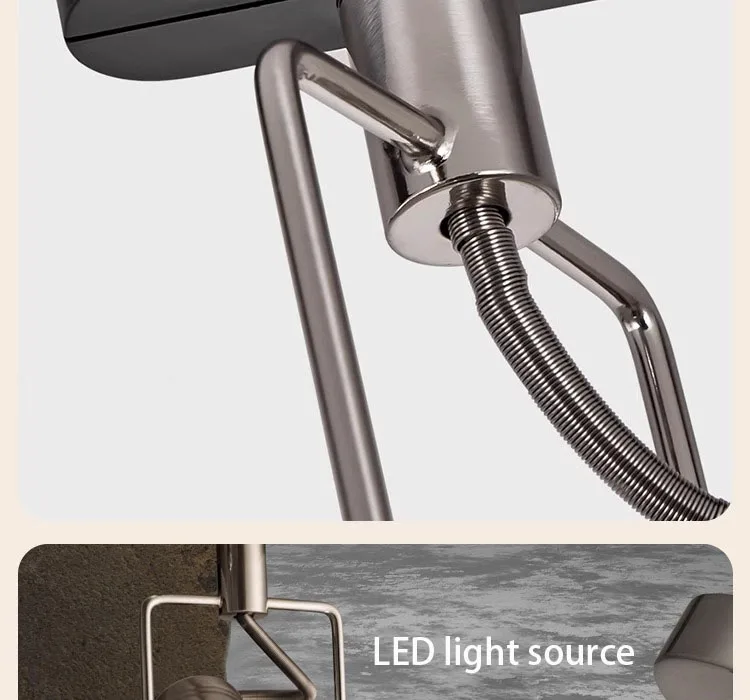 Led Track Light Industrial Style Rail Spot Light Aluminum Brushed Nickel Color Ceiling Lamp Whole Full Set 3 4 Lights Wall Wash