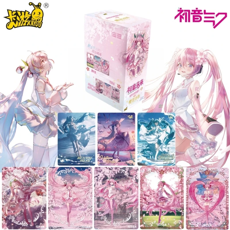 

KAYOU New Product Hatsune Miku Sakura Poetry Series Anime Card Official Genuine Character Collection Toy Card Festival Gift