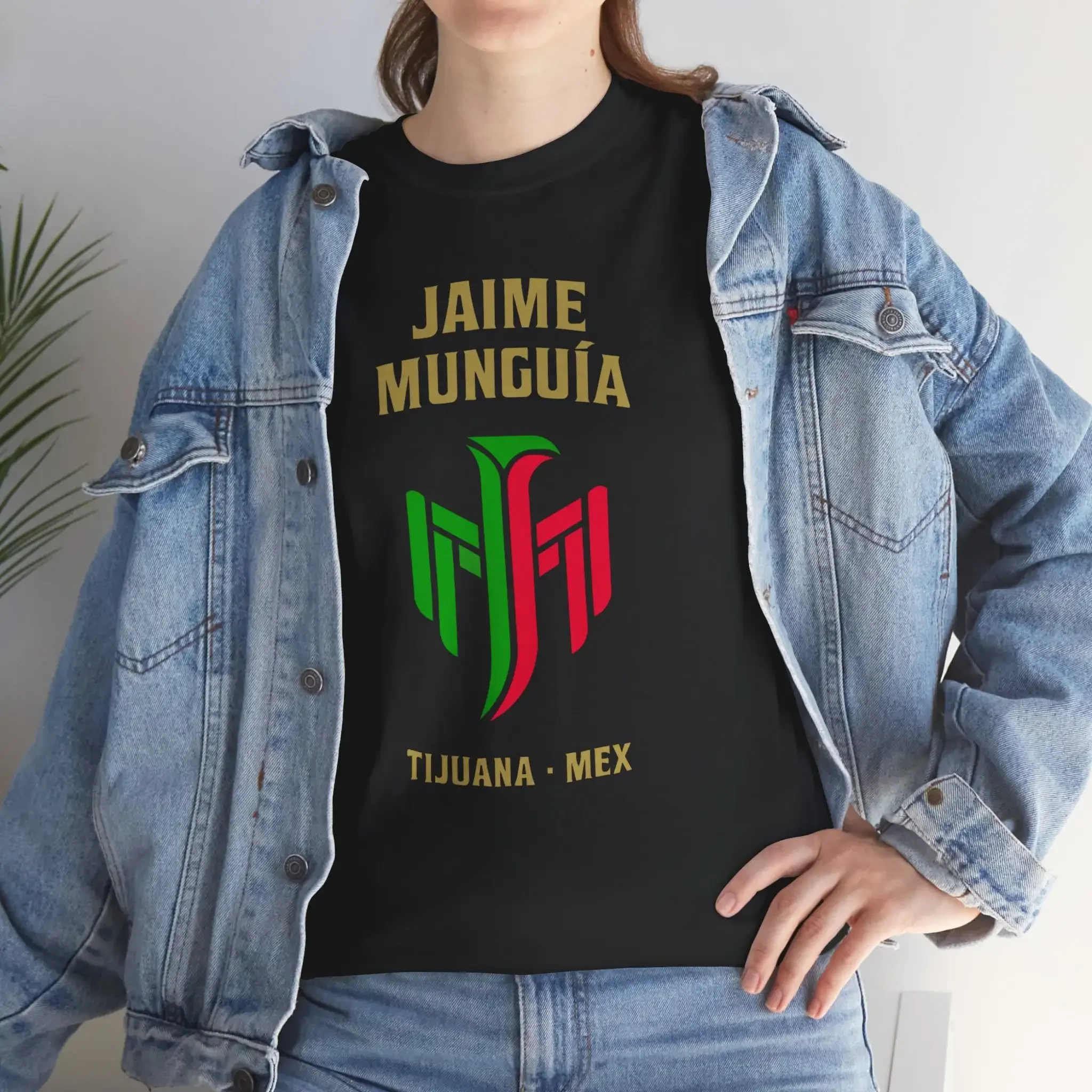Nueva camiseta Jaime Munguia Tijuana México negra talla S 4X Casual